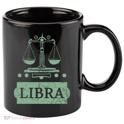 Libra Zodiac 11oz C Handle Ceramic Mug
