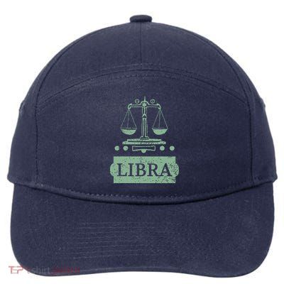 Libra Zodiac 7-Panel Snapback Hat