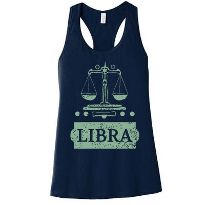 Libra Zodiac Women's Racerback Tank