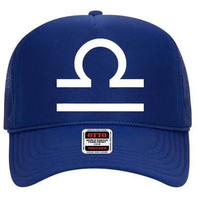 Libra Zodiac High Crown Mesh Back Trucker Hat