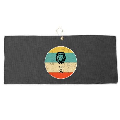 Leo Zodiac Large Microfiber Waffle Golf Towel