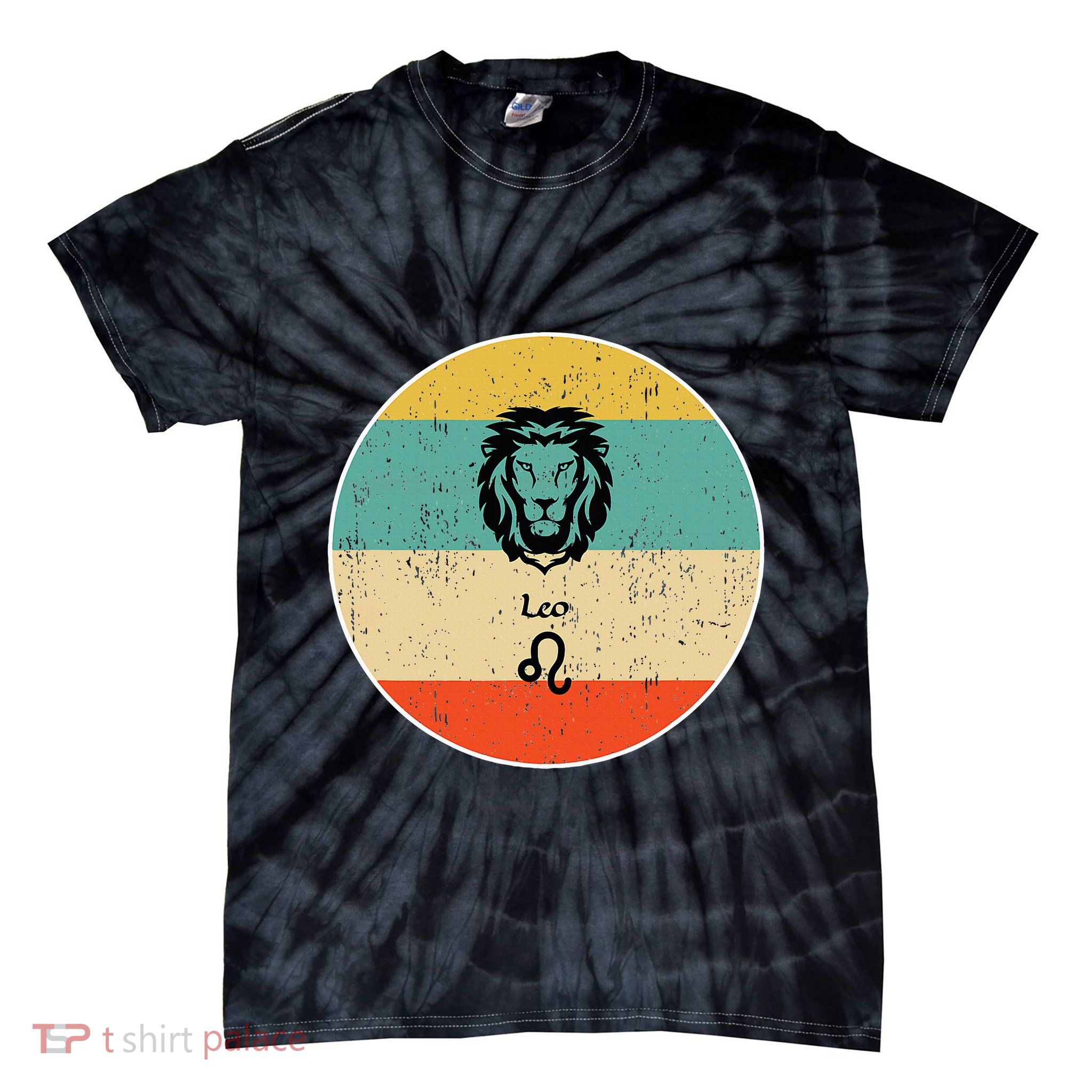 Leo Zodiac Tie-Dye T-Shirt