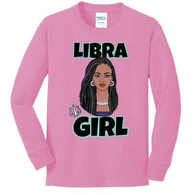 Libra Zodiac Libra Gift Kids Long Sleeve Shirt