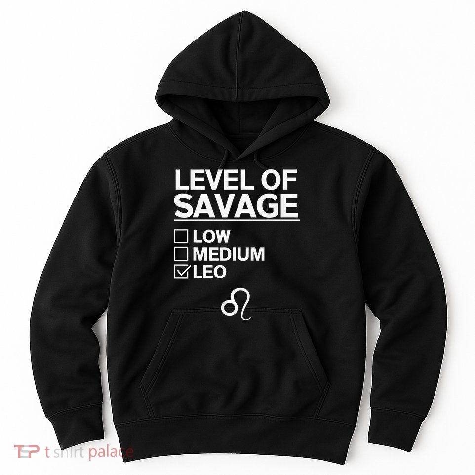 Leo Zodiac Merch Funny Awesome Leos Design Hoodie