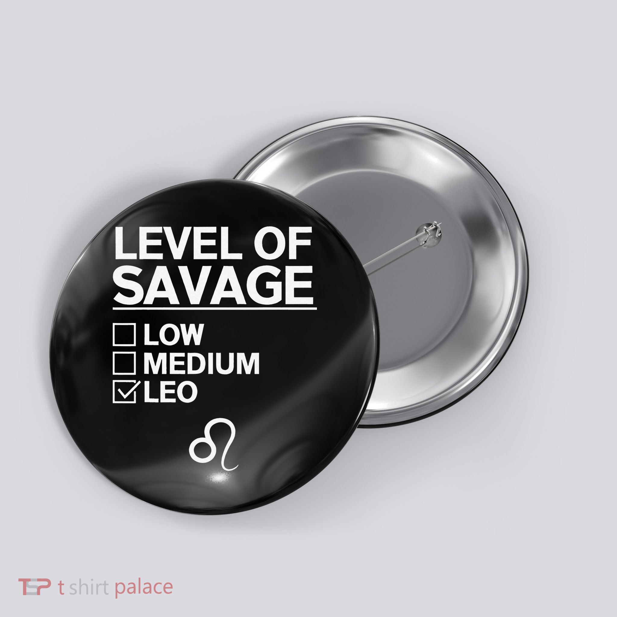 Leo Zodiac Merch Funny Awesome Leos Design Button