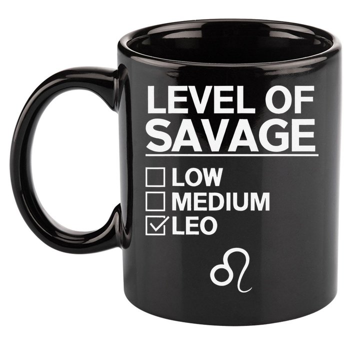 Leo Zodiac Merch Funny Awesome Leos Design 11oz C Handle Ceramic Mug
