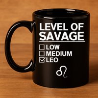 Leo Zodiac Merch Funny Awesome Leos Design 11oz C Handle Ceramic Mug