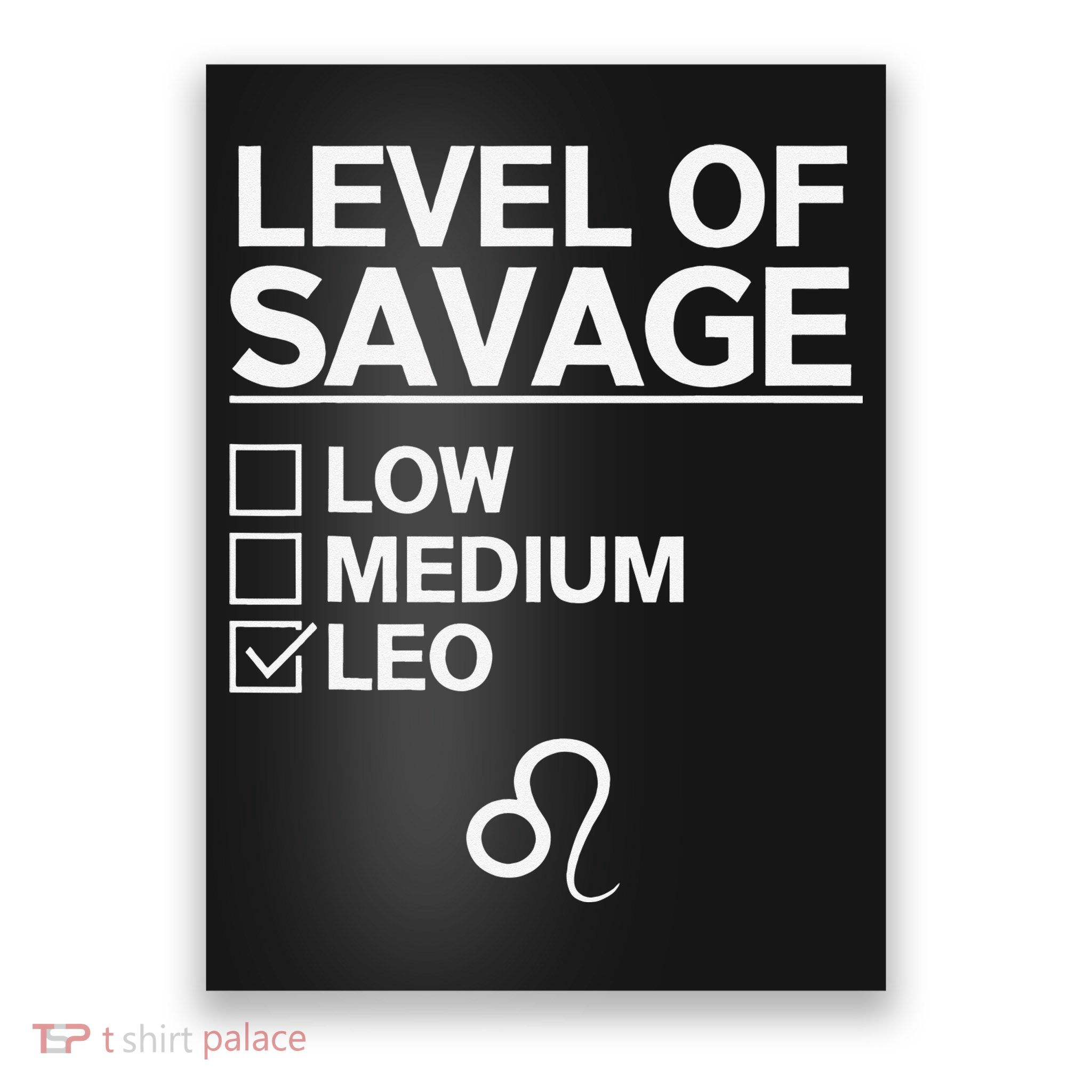 Leo Zodiac Merch Funny Awesome Leos Design Poster