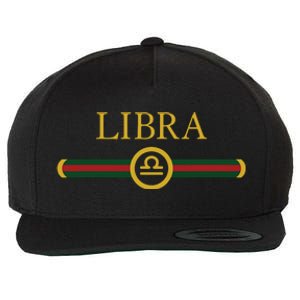 Libra Zodiac October Sep Birthday Graphic Art Libra Sign Wool Snapback Cap