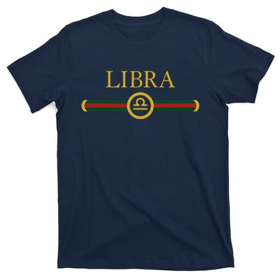 Libra Zodiac October Sep Birthday Graphic Art Libra Sign T-Shirt