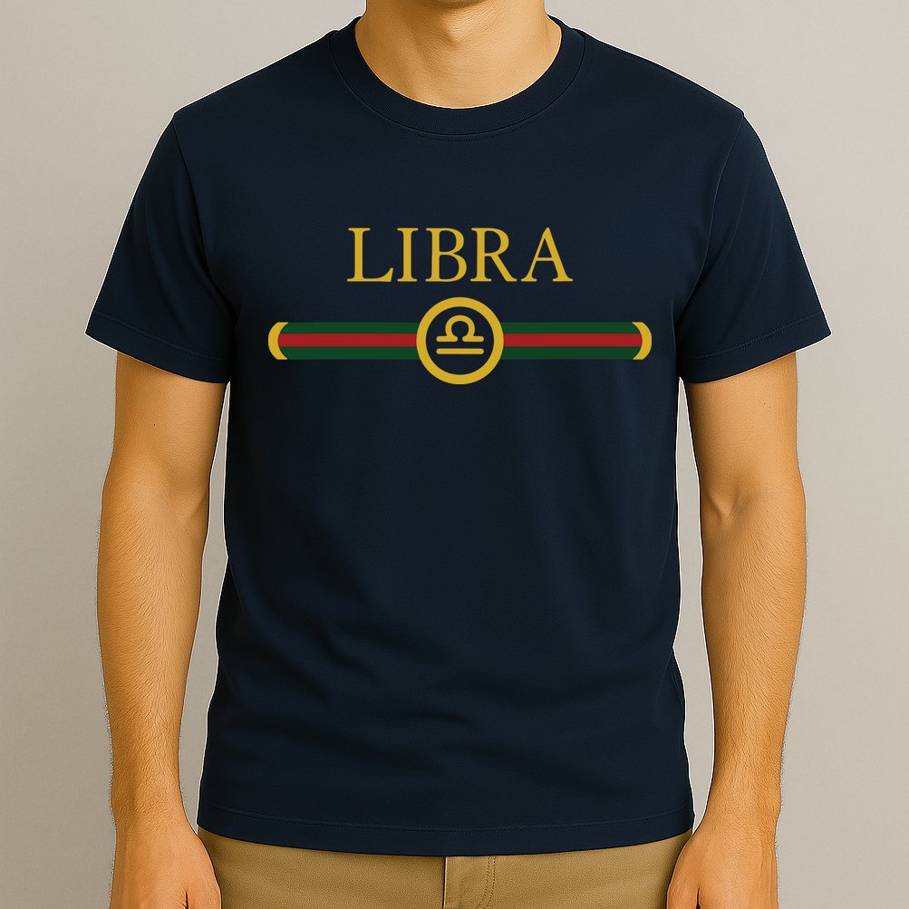 Libra Zodiac October Sep Birthday Graphic Art Libra Sign T-Shirt