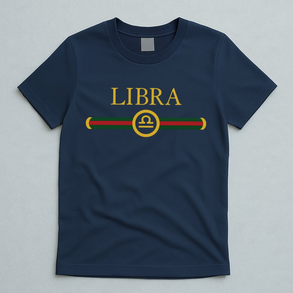 Libra Zodiac October Sep Birthday Graphic Art Libra Sign T-Shirt