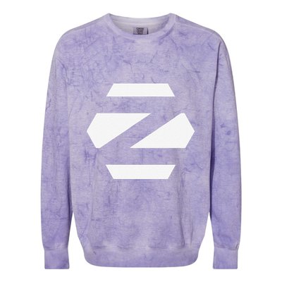 Linux Zorin Os With White Logo Open Source Os Colorblast Crewneck Sweatshirt