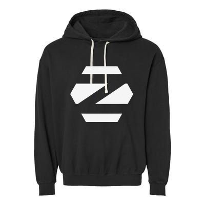 Linux Zorin Os With White Logo Open Source Os Garment-Dyed Fleece Hoodie