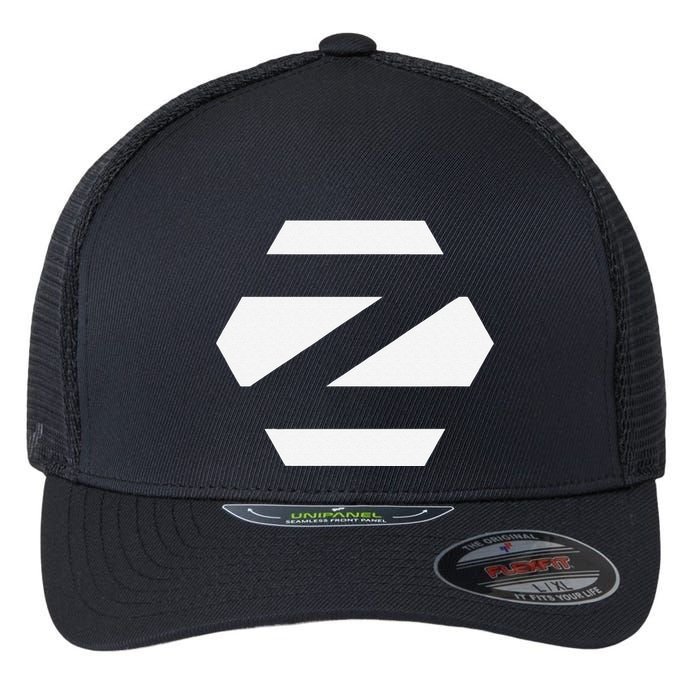 Linux Zorin Os With White Logo Open Source Os Flexfit Unipanel Trucker Cap
