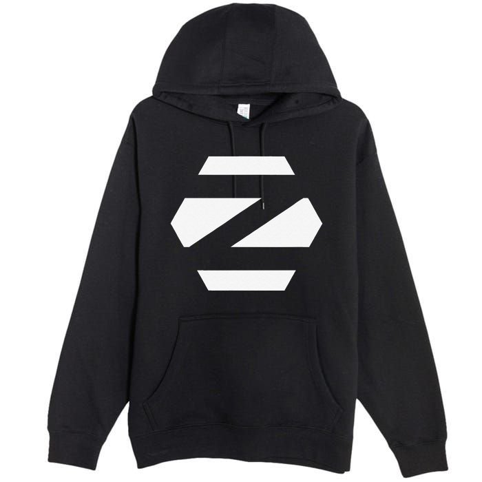 Linux Zorin Os With White Logo Open Source Os Premium Pullover Hoodie