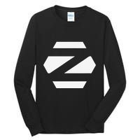 Linux Zorin Os With White Logo Open Source Os Tall Long Sleeve T-Shirt
