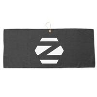 Linux Zorin Os With White Logo Open Source Os Large Microfiber Waffle Golf Towel