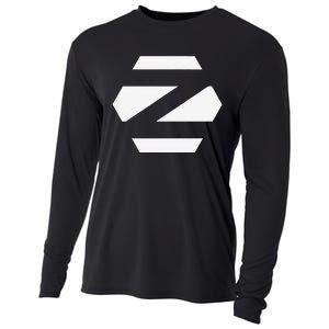 Linux Zorin Os With White Logo Open Source Os Cooling Performance Long Sleeve Crew