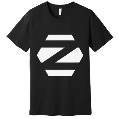 Linux Zorin Os With White Logo Open Source Os Premium T-Shirt