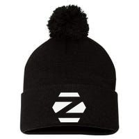 Linux Zorin Os With White Logo Open Source Os Pom Pom 12in Knit Beanie