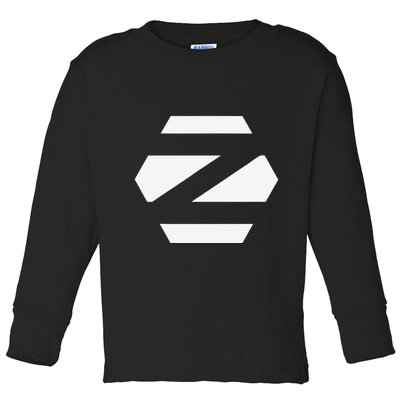 Linux Zorin Os With White Logo Open Source Os Toddler Long Sleeve Shirt