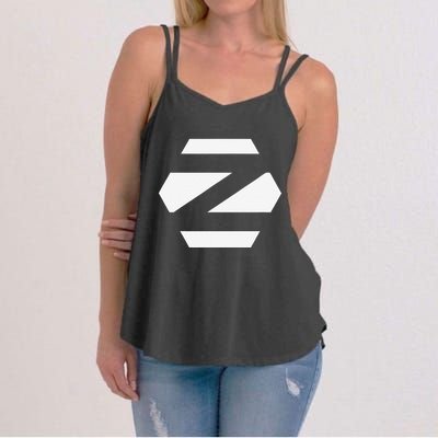 Linux Zorin Os With White Logo Open Source Os Women's Strappy Tank