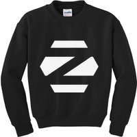 Linux Zorin Os With White Logo Open Source Os Kids Sweatshirt