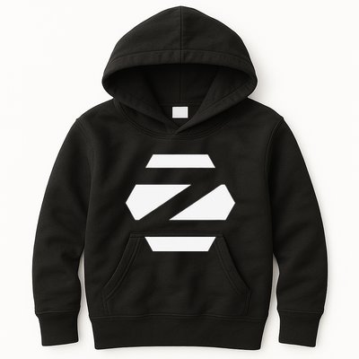 Linux Zorin Os With White Logo Open Source Os Kids Hoodie