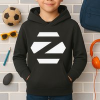 Linux Zorin Os With White Logo Open Source Os Kids Hoodie