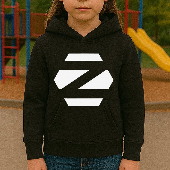 Linux Zorin Os With White Logo Open Source Os Kids Hoodie