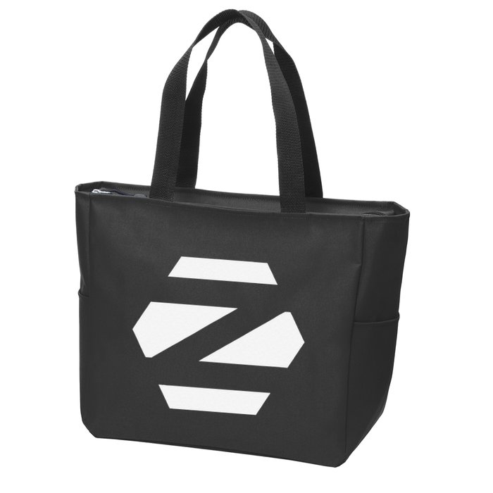 Linux Zorin Os With White Logo Open Source Os Zip Tote Bag