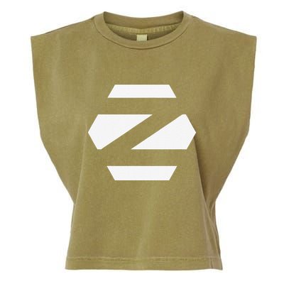Linux Zorin Os With White Logo Open Source Os Garment-Dyed Women's Muscle Tee
