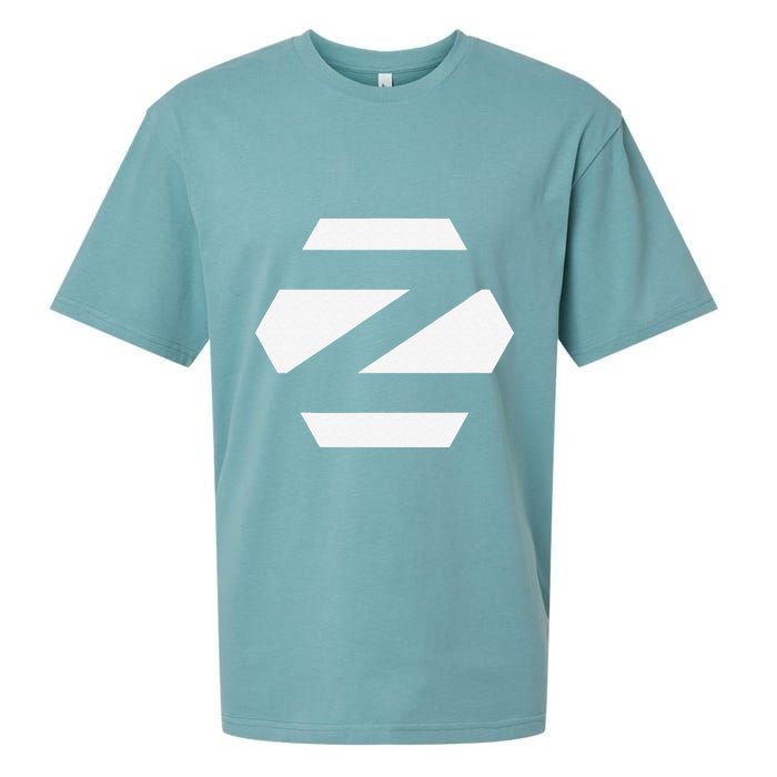 Linux Zorin Os With White Logo Open Source Os Sueded Cloud Jersey T-Shirt