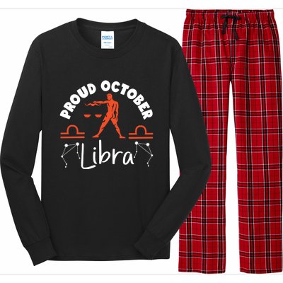 Libra Zodiac: Proud October Libra Gift Long Sleeve Pajama Set