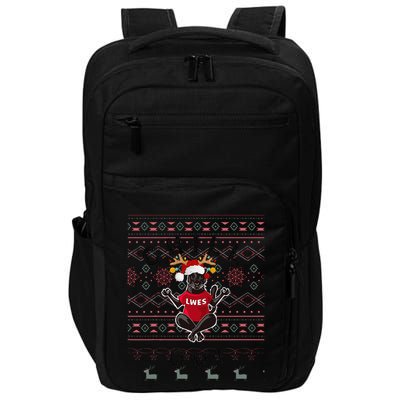 Lwes Zen Panther Ugly Sweater Impact Tech Backpack