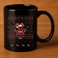 Lwes Zen Panther Ugly Sweater 11oz C Handle Ceramic Mug