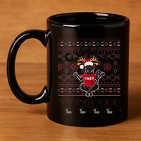 Lwes Zen Panther Ugly Sweater 11oz C Handle Ceramic Mug