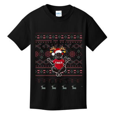 Lwes Zen Panther Ugly Sweater Kids T-Shirt