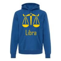 Libra Zodiac Scales Birthday Horoscope Sign Astrology Funny Gift Premium Hoodie