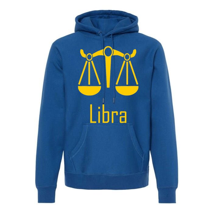 Libra Zodiac Scales Birthday Horoscope Sign Astrology Funny Gift Premium Hoodie