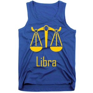 Libra Zodiac Scales Birthday Horoscope Sign Astrology Funny Gift Tank Top