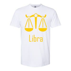 Libra Zodiac Scales Birthday Horoscope Sign Astrology Funny Gift Softstyle CVC T-Shirt