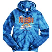 Libra Zodiac Sign Astrology Symbol Cartoon Gift Tie Dye Hoodie