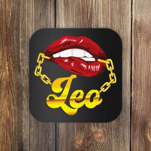 Leo Zodiac Sign Astrology Birthday Horoscope Coaster