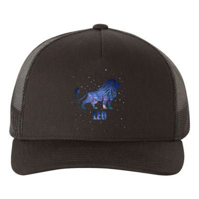 Leo Zodiac Sign Astrology Horoscope Yupoong Adult 5-Panel Trucker Hat