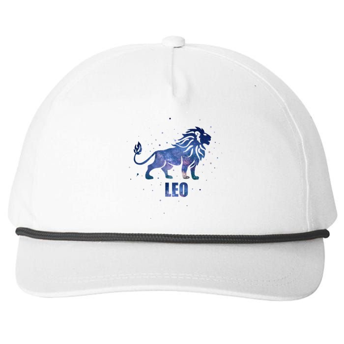 Leo Zodiac Sign Astrology Horoscope Snapback Five-Panel Rope Hat