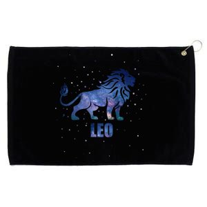 Leo Zodiac Sign Astrology Horoscope Grommeted Golf Towel