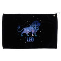 Leo Zodiac Sign Astrology Horoscope Grommeted Golf Towel