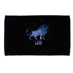 Leo Zodiac Sign Astrology Horoscope Microfiber Hand Towel